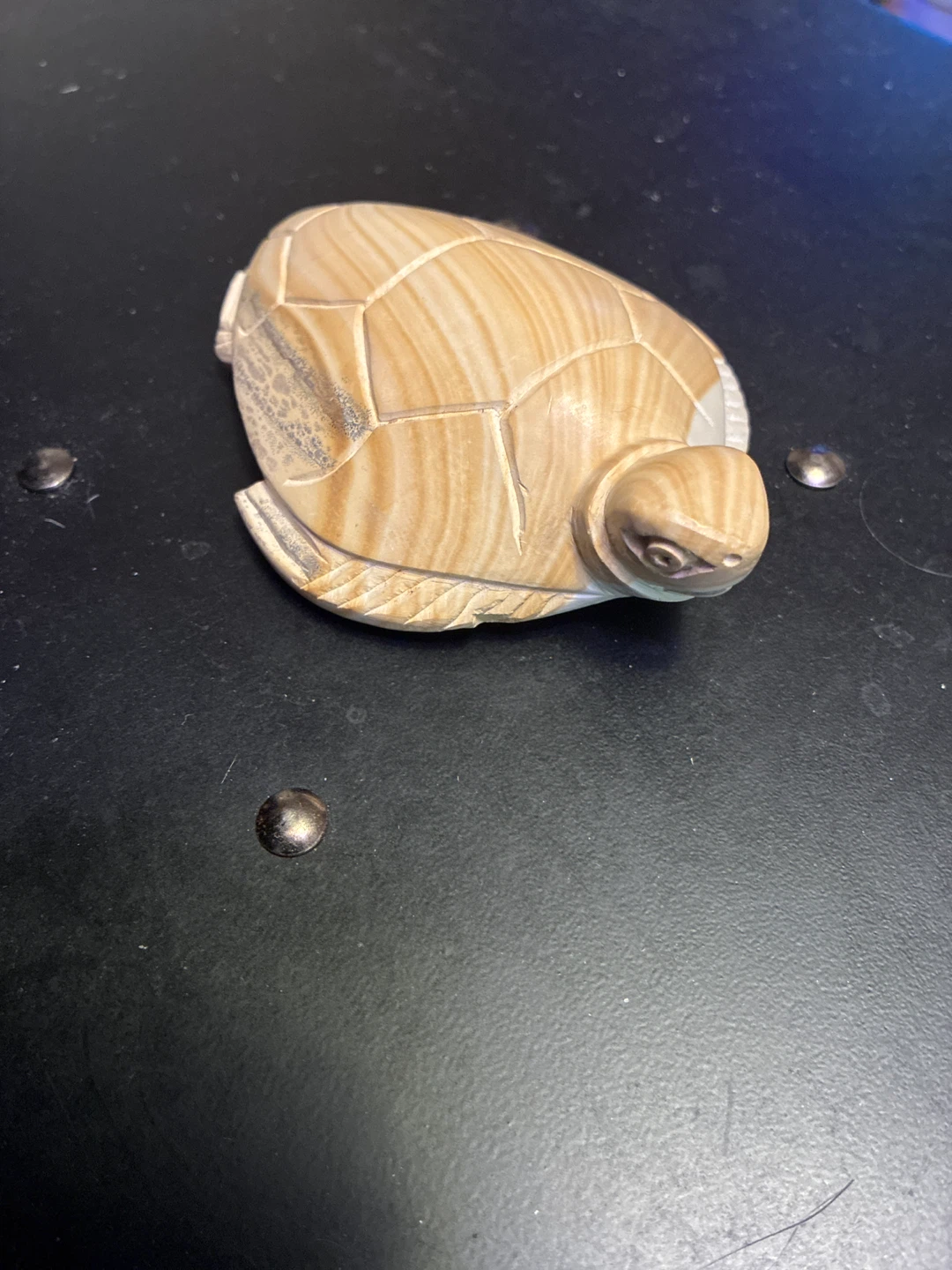 Carved Stone Turtle Figurine - photo 2