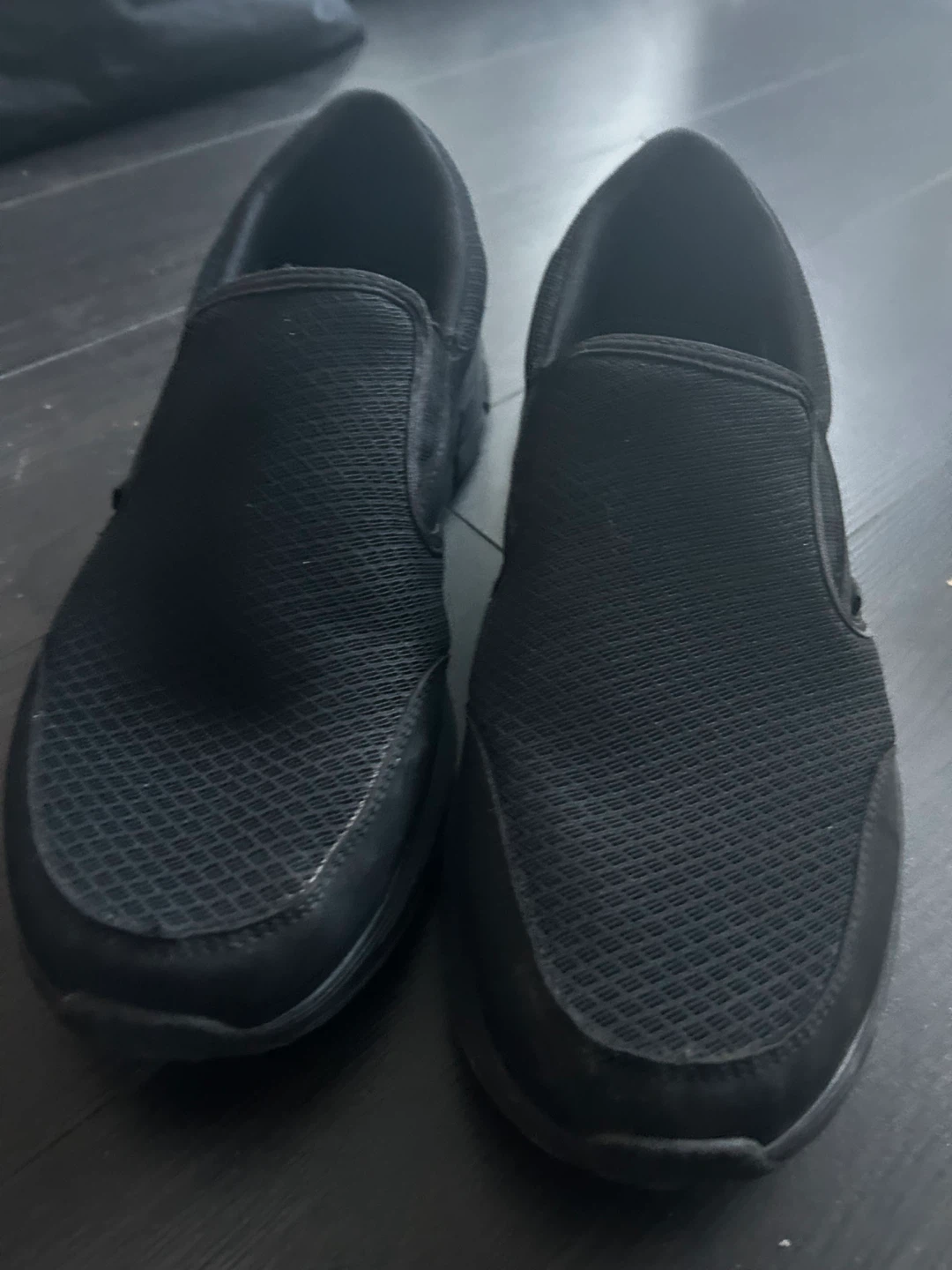 Skechers Black Slip-On Memory Foam Men’s Shoes - photo 3