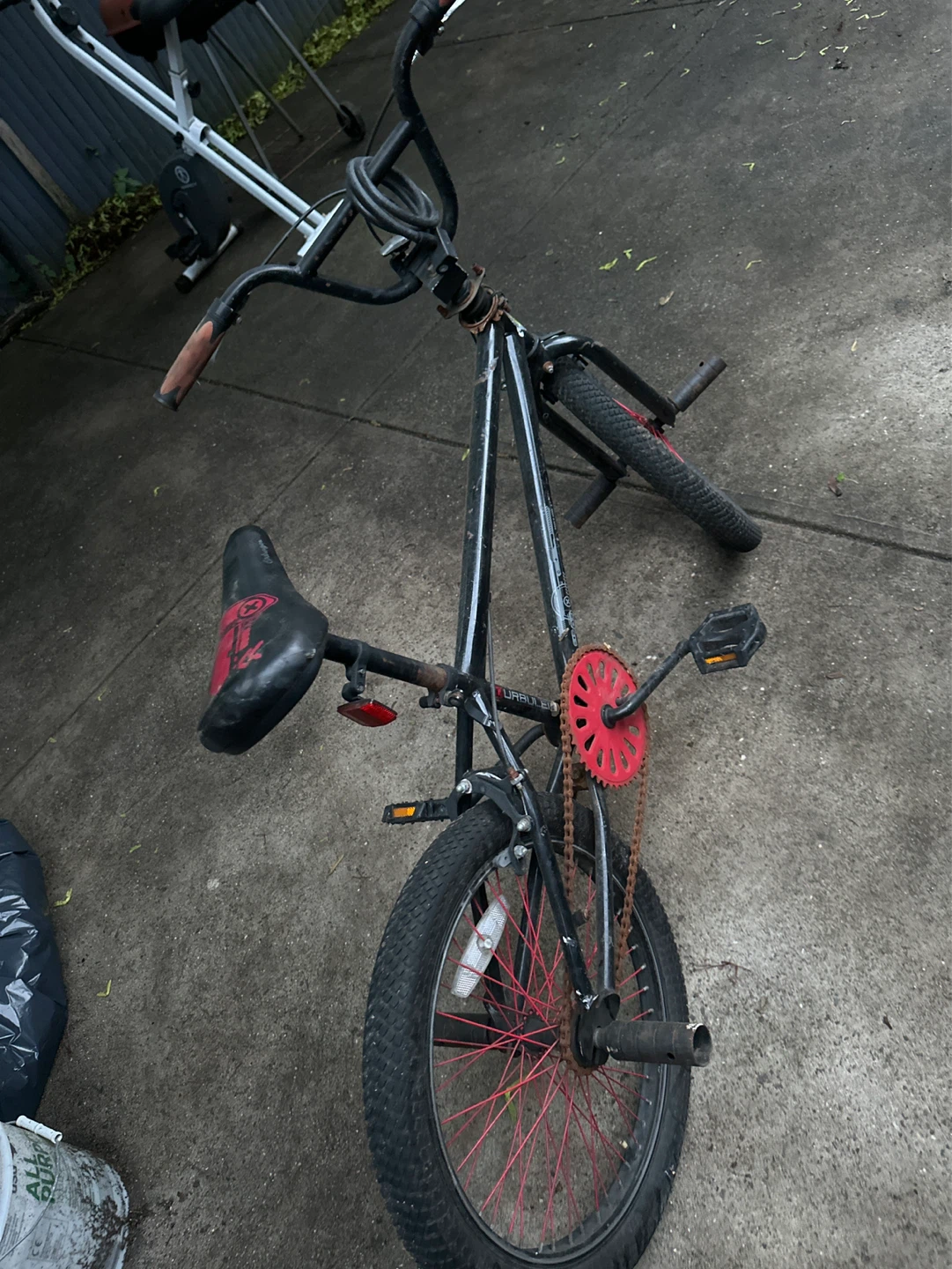 BMX Bike with Red Spokes - photo 2