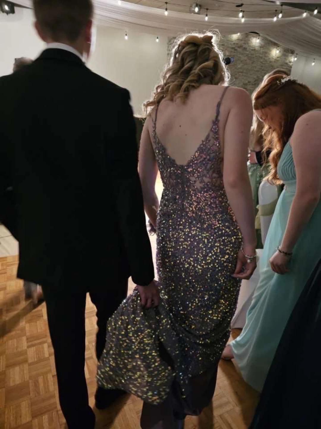Sparkly Lavender Prom Dress - photo 4