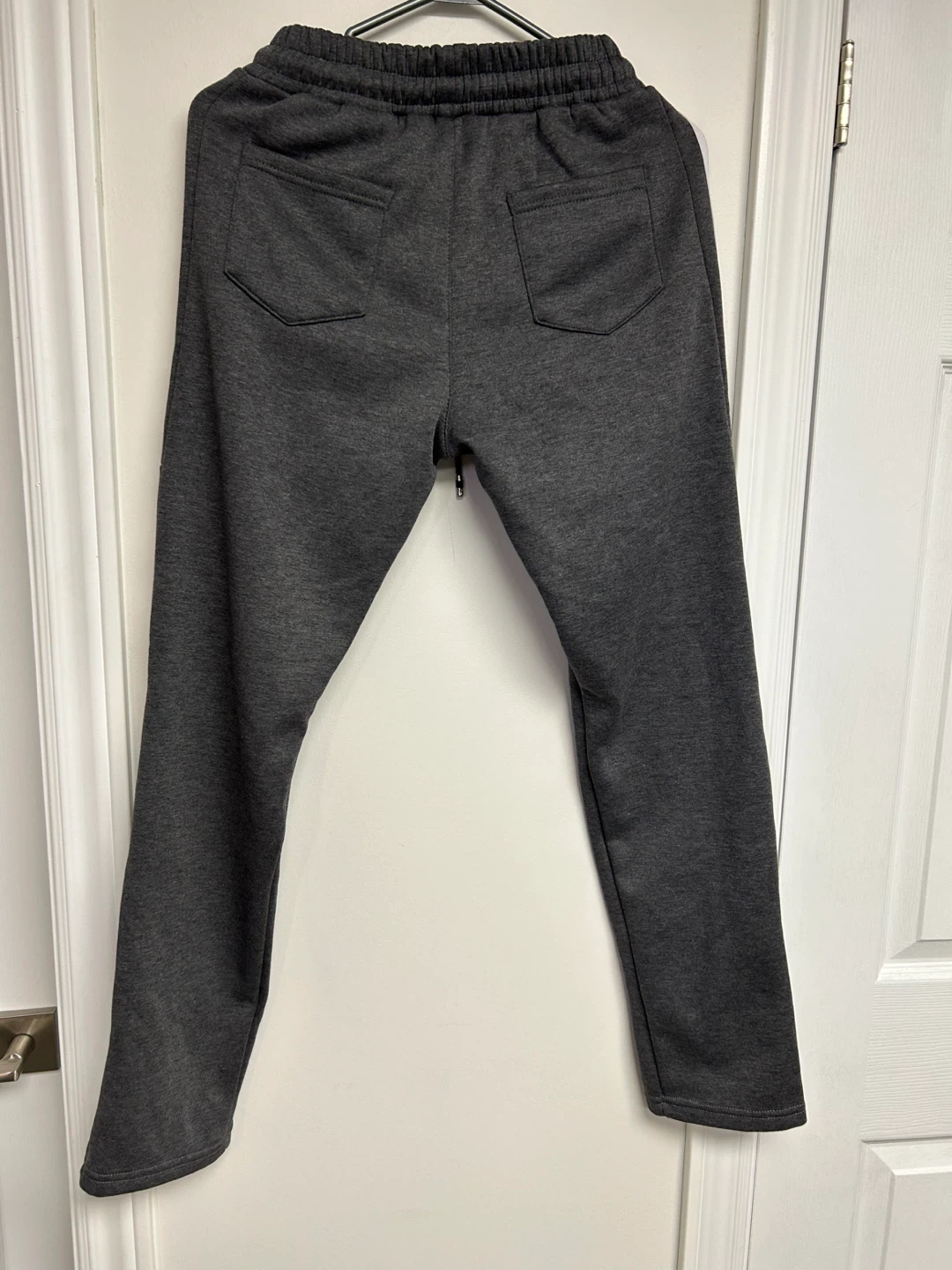 Grey Sweatpants with "LOVE" Graphic - Size S/M - photo 4