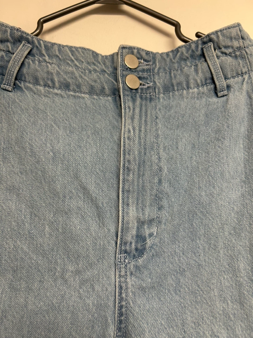 Light Wash Denim Pants - photo 4