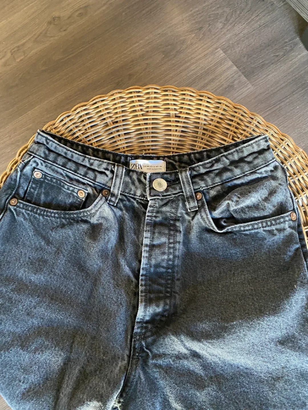 Zara Black Denim Jeans