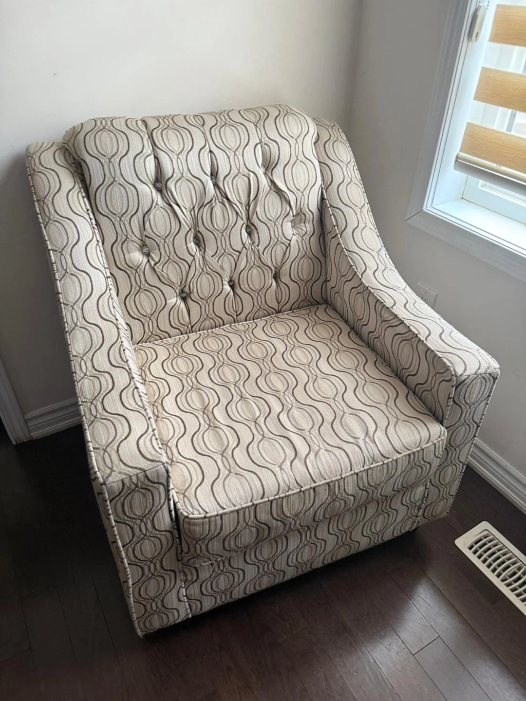Patterned Accent Chair