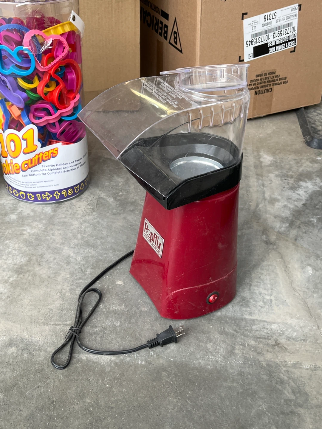 Popflix Red Hot Air Popcorn Maker - photo 2