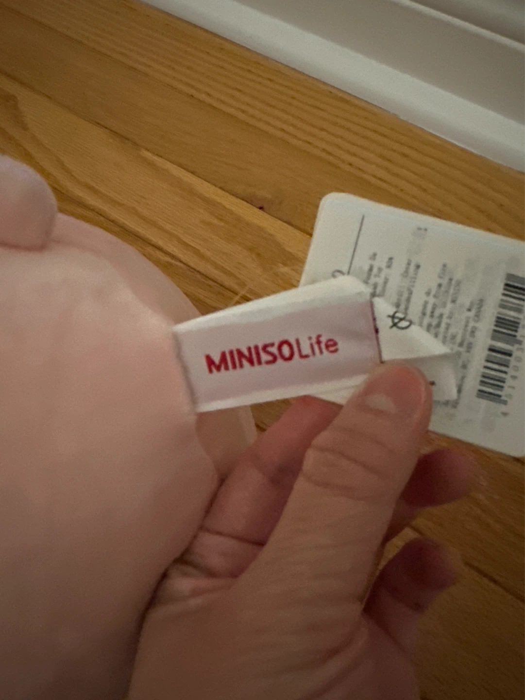 MINISO Life Pink Bunny Plush Toy - photo 3