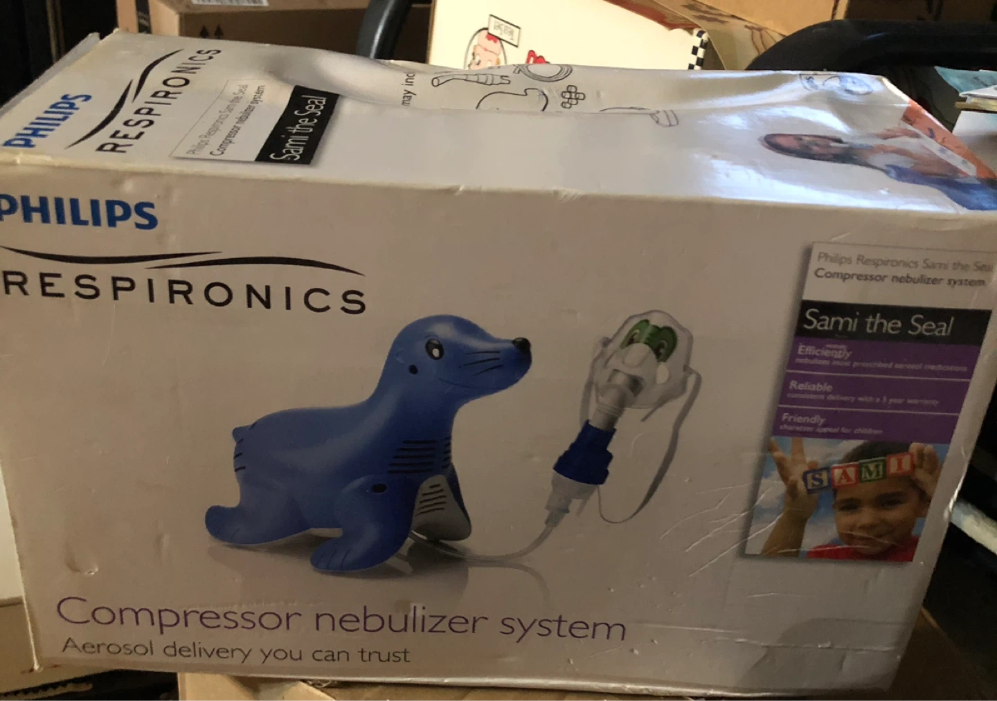 Philips Respironics Sami the Seal Compressor Nebulizer System - photo 2