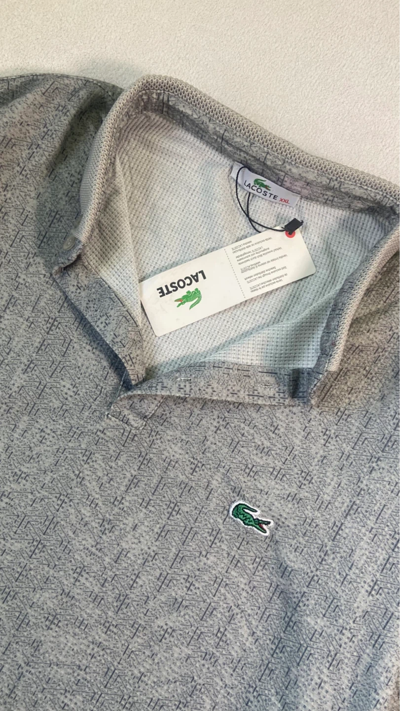 Lacoste Men's Grey Polo Shirt Size XXL - photo 2