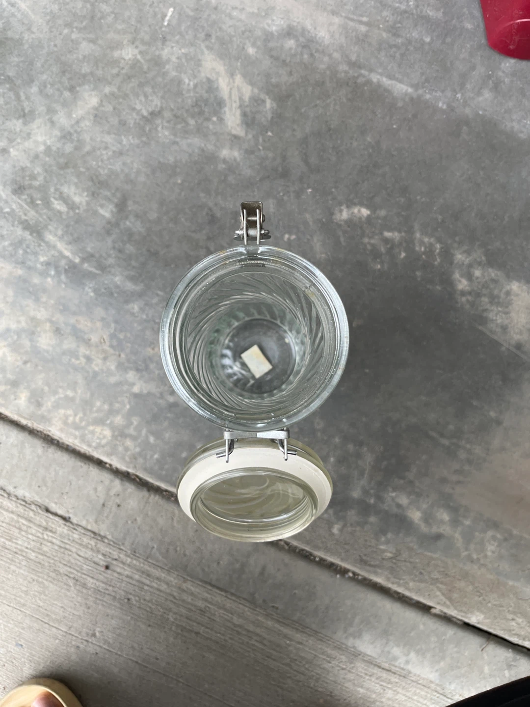 Glass Canister Jar with Clamp Lid - photo 2