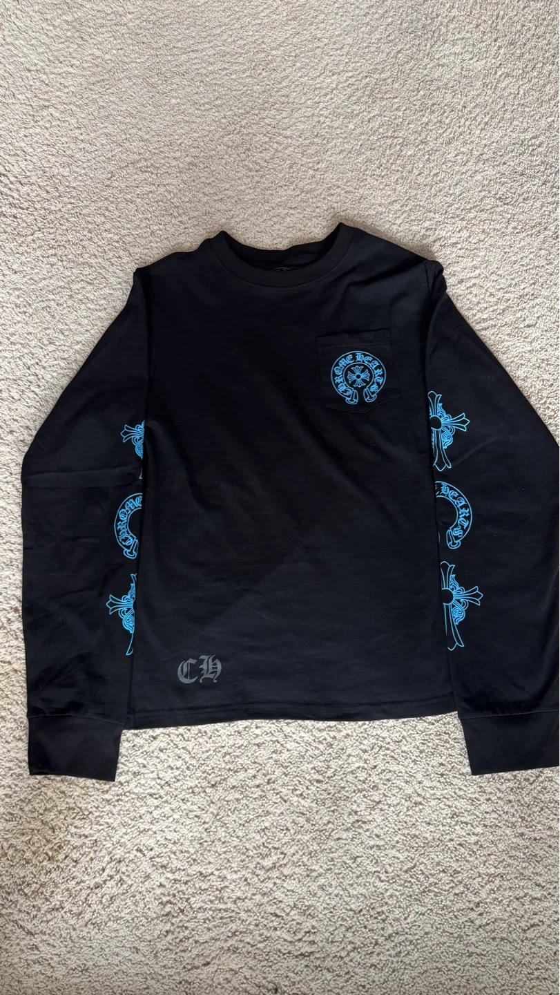 Chrome Hearts Black Long Sleeve Shirt