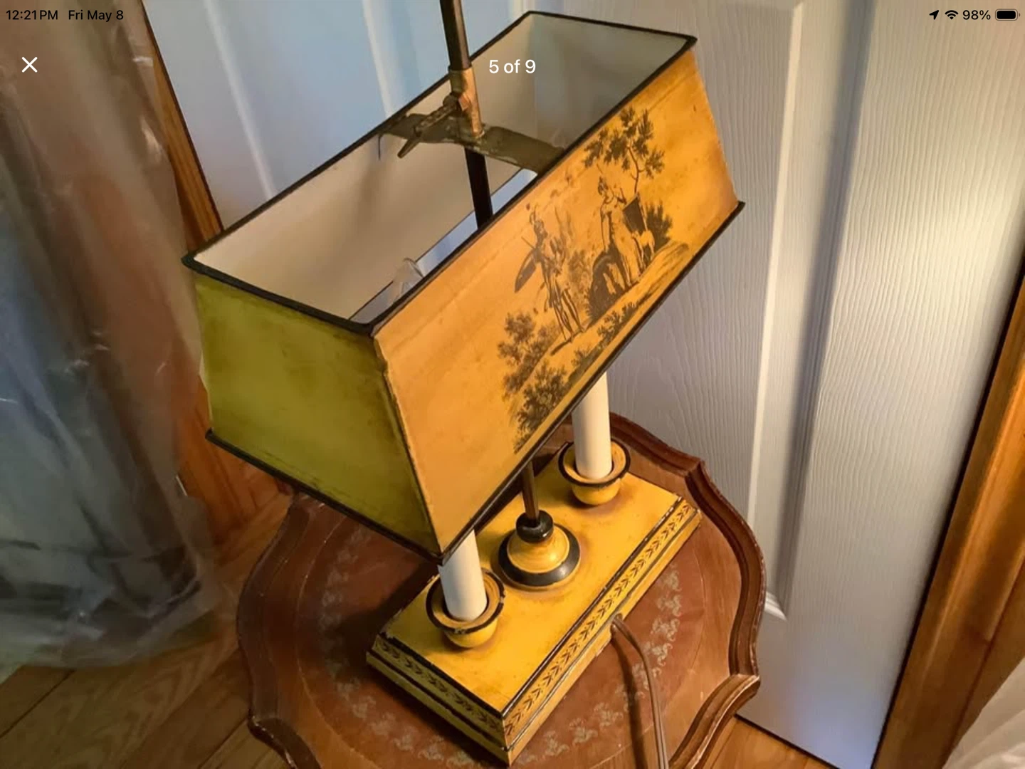 Unique Vt Italian Bouillotte Two Candle Stick Lamp 🐞 - photo 5