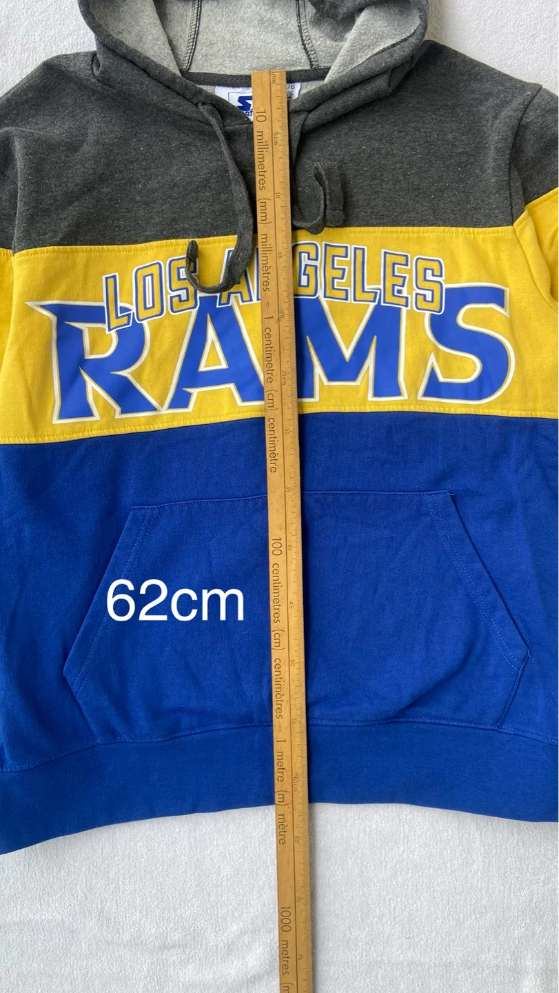 Starter Los Angeles Rams Colorblock Hoodie - photo 3