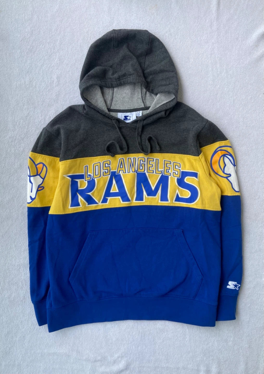 Starter Los Angeles Rams Colorblock Hoodie