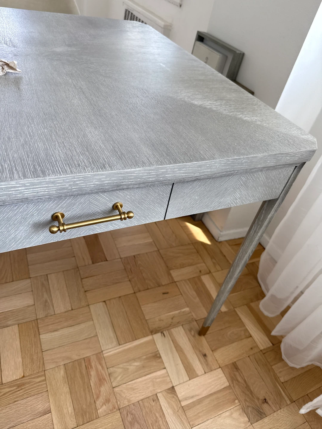 Villa & House Bertram Game Table - Soft Gray Cerused Oak - photo 2