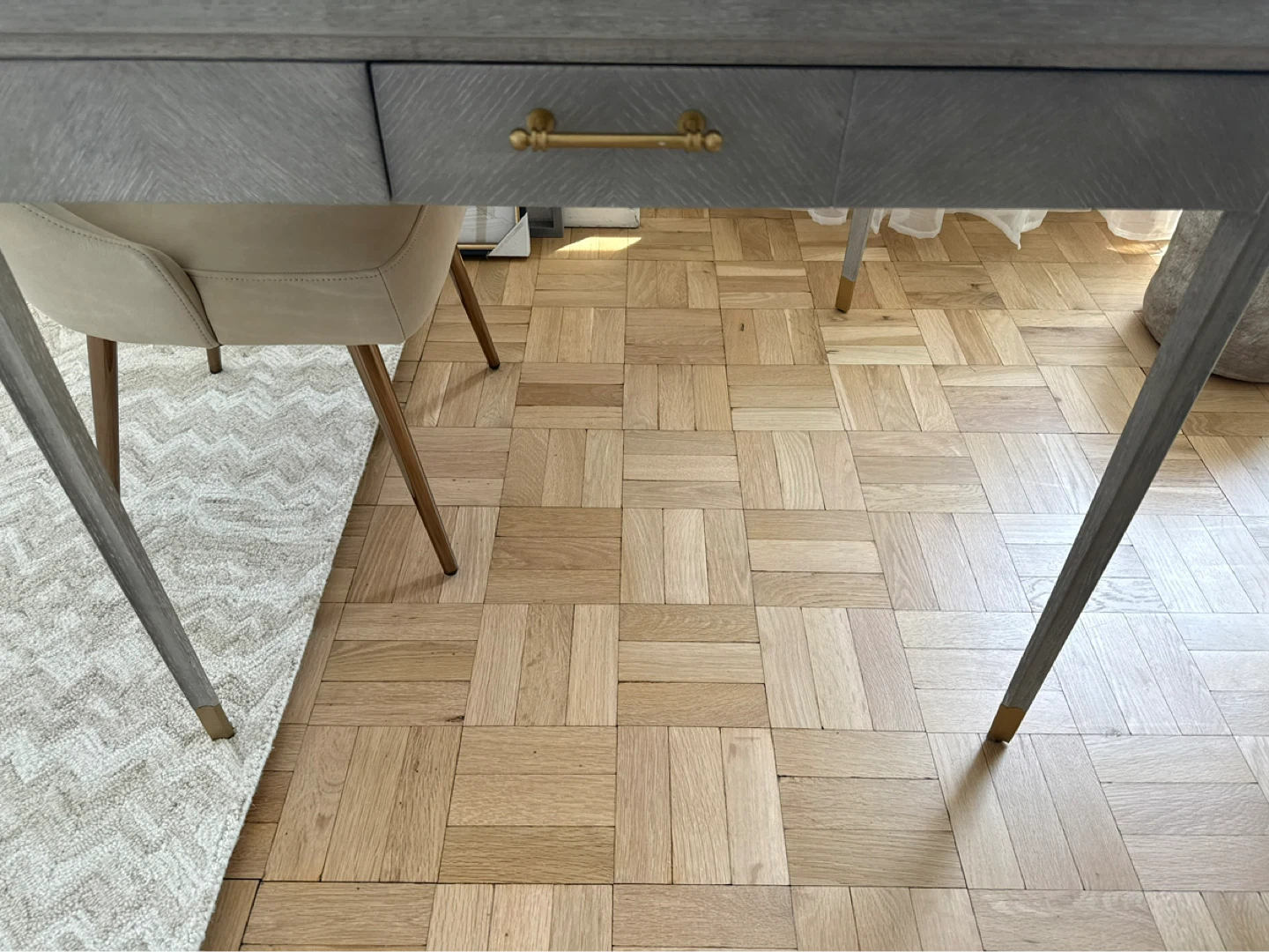 Villa & House Bertram Game Table - Soft Gray Cerused Oak - photo 3