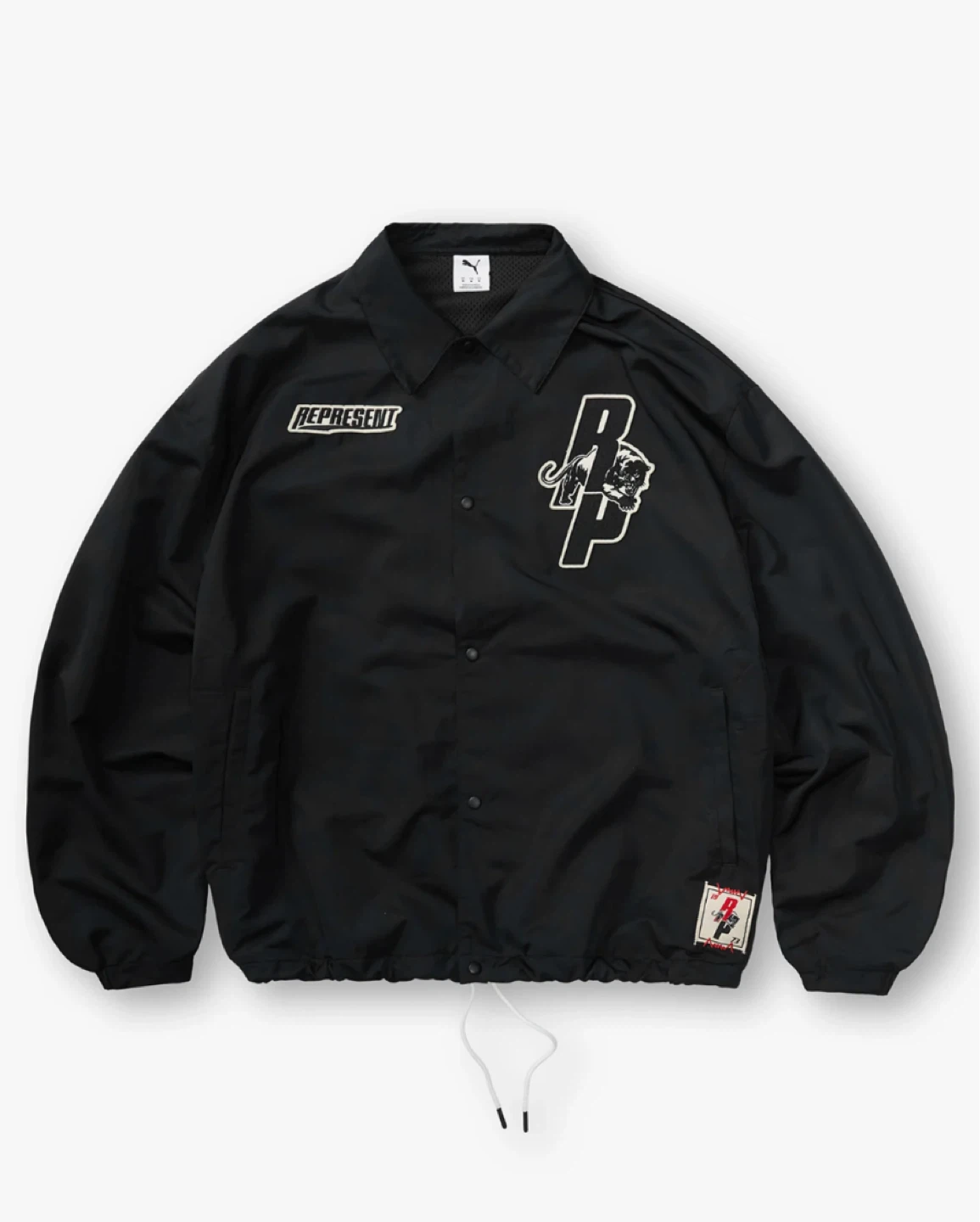 [Brand New] Represent x Puma Black Coach Jacket