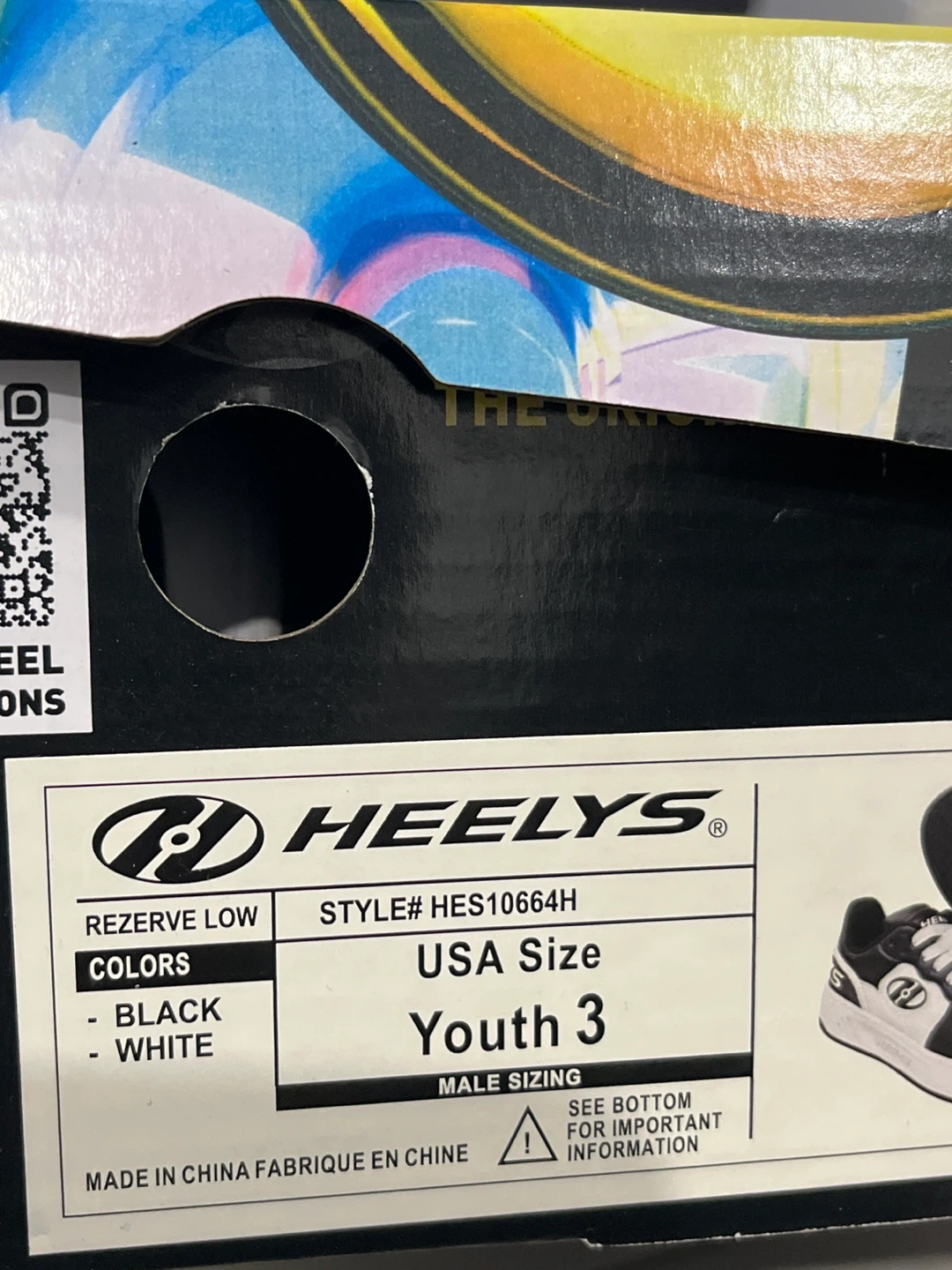 Heelys Rezrve Low Youth Youth 3 Roller Shoes Black White - photo 5
