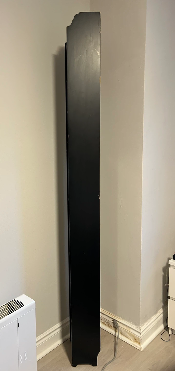 Black Tall Narrow Shelf/Display Shelf - photo 2