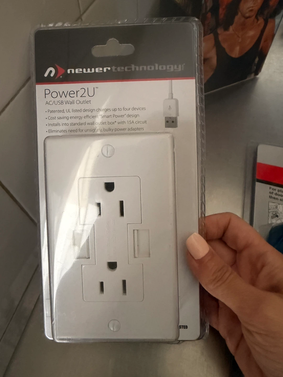 Newer Technology Power2U AC/USB Wall Outlet