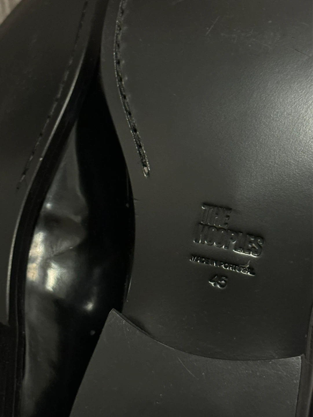 Made in Portugal - New - The Kooples Black Shiny Dress Shoes - photo 5