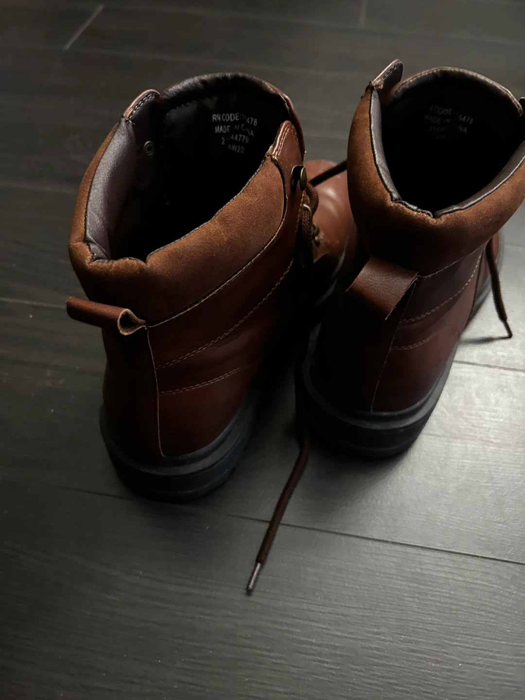 Primark Brown Lace-Up Men’s Boots UK 10 and US 11 - photo 2