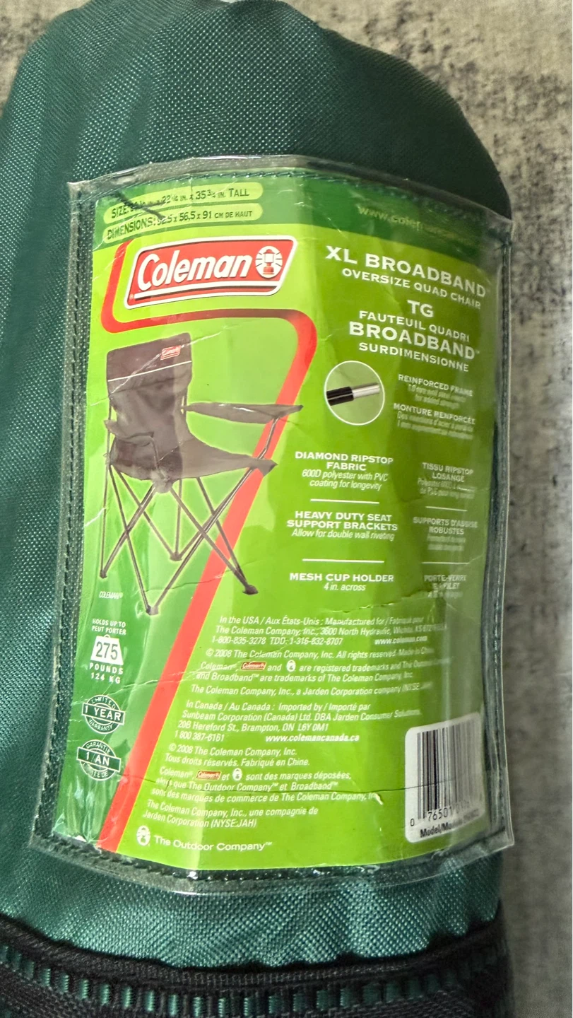 Coleman XL Oversize Quad Chair - photo 3