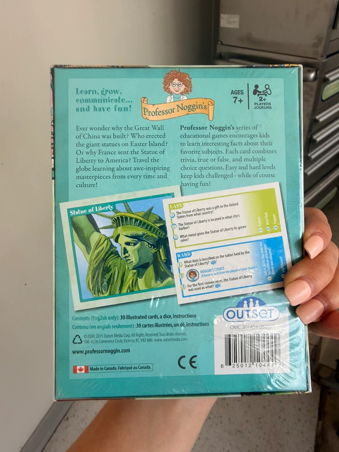 Professor Noggin's Wonders of the World Card Game - photo 2
