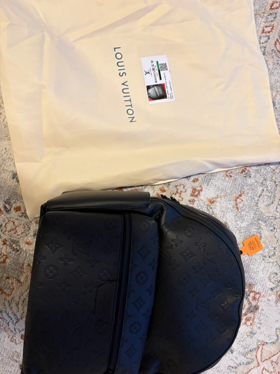 Louis Vuitton Black Monogram Pouch