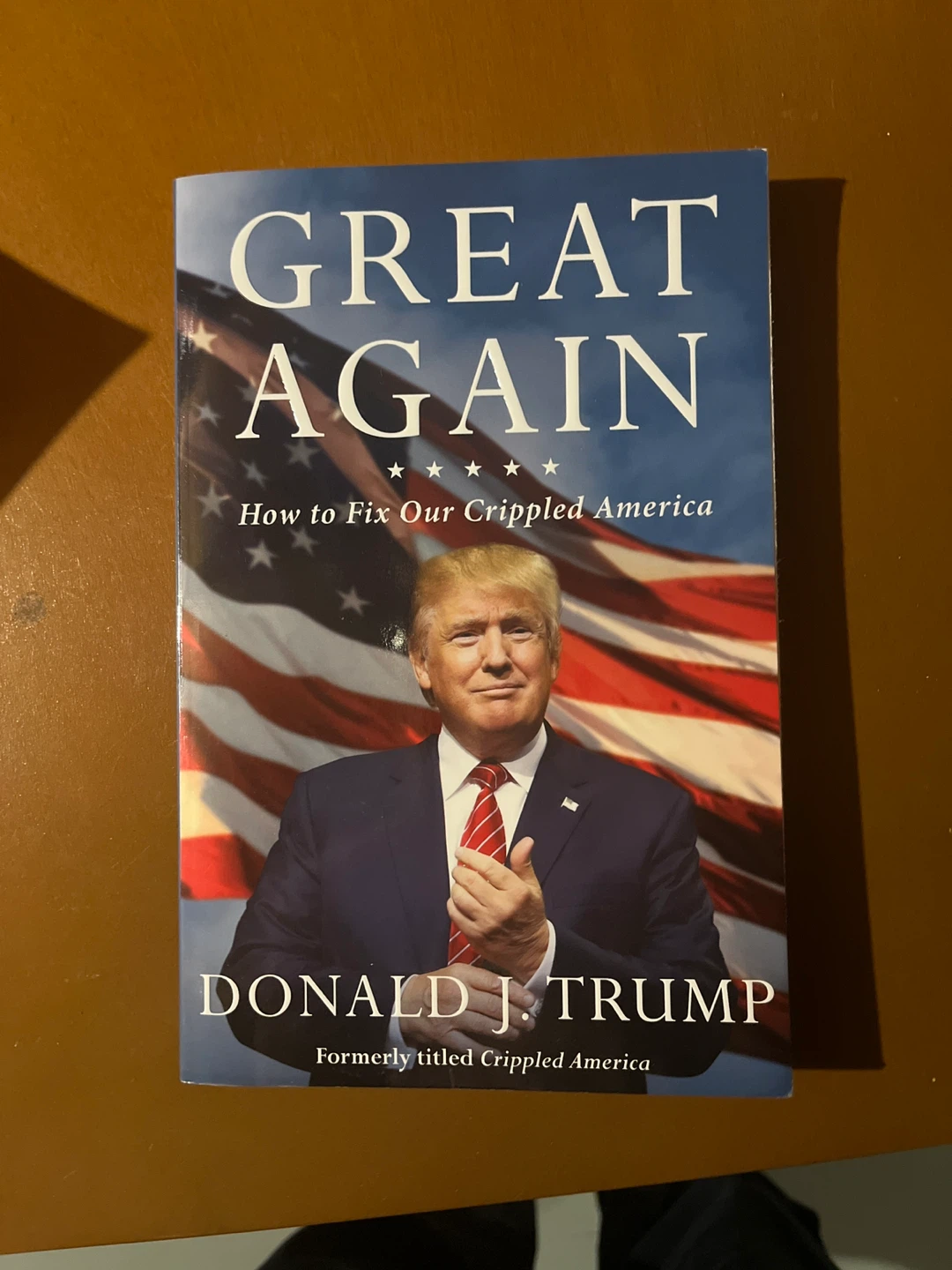 Great Again by Donald J. Trump Book