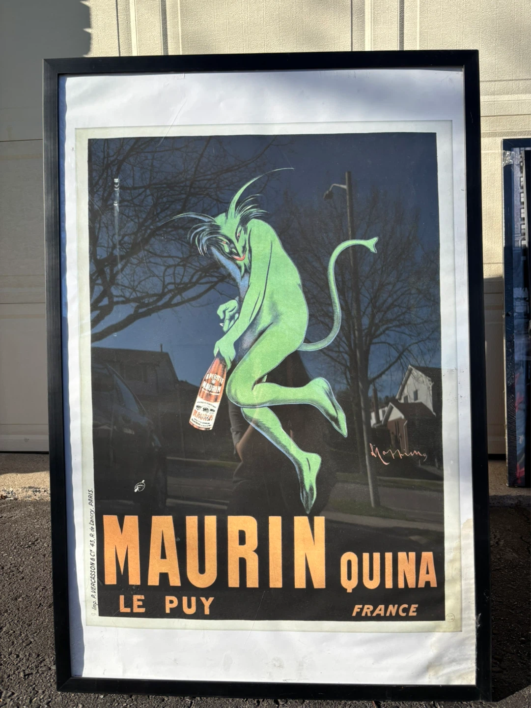 Framed Maurin Quina Poster 24*36