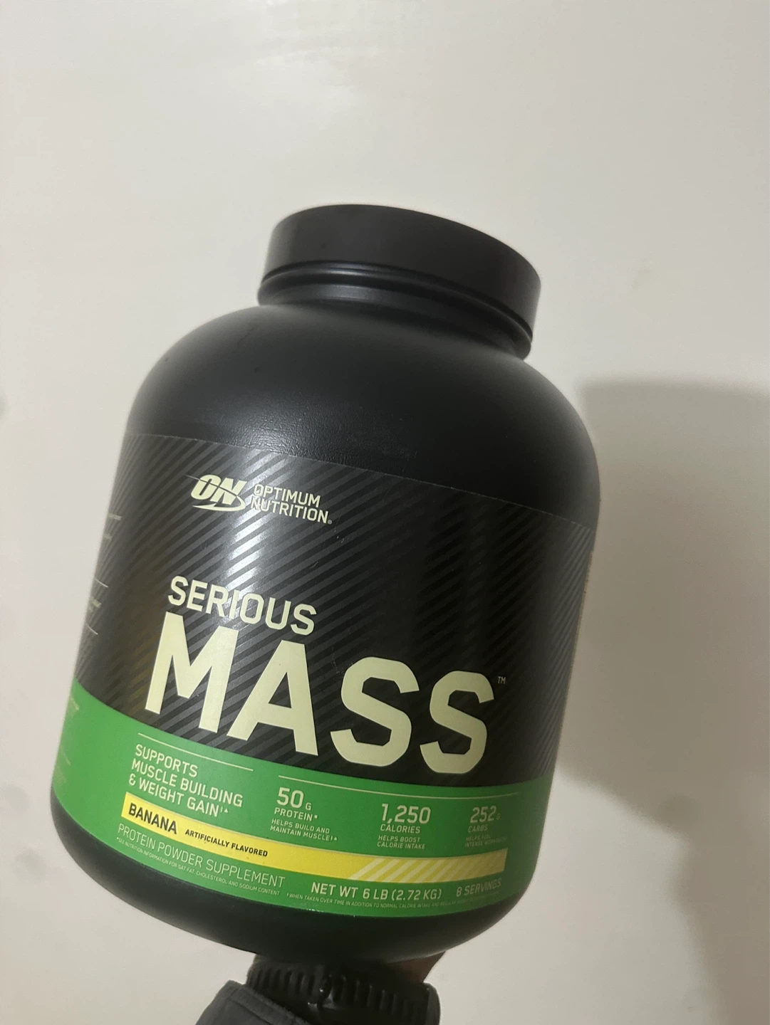 Optimum Nutrition Serious Mass Protein Powder - Banana - 6 lb
