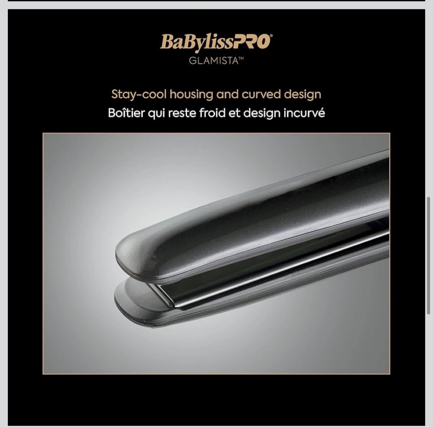 BaBylissPRO Glamista 1" Ionic Flat Iron New - photo 4