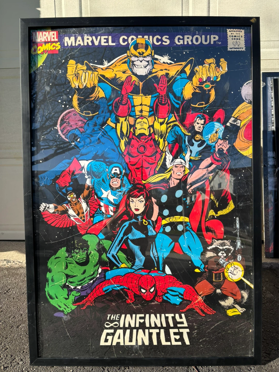 Marvel Comics The Infinity Gauntlet Framed Poster 24*36