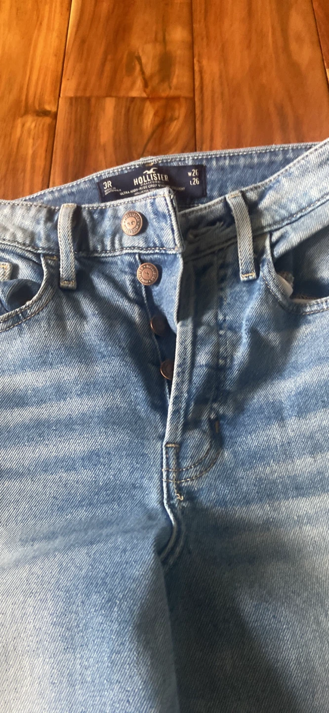 Hollister Ultra High-Rise Crop Vintage Straight Jeans - photo 2