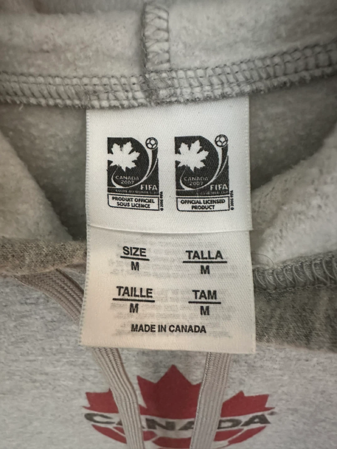 Adidas FIFA U-20 World Cup Canada 2007 Hoodie Size M - photo 2