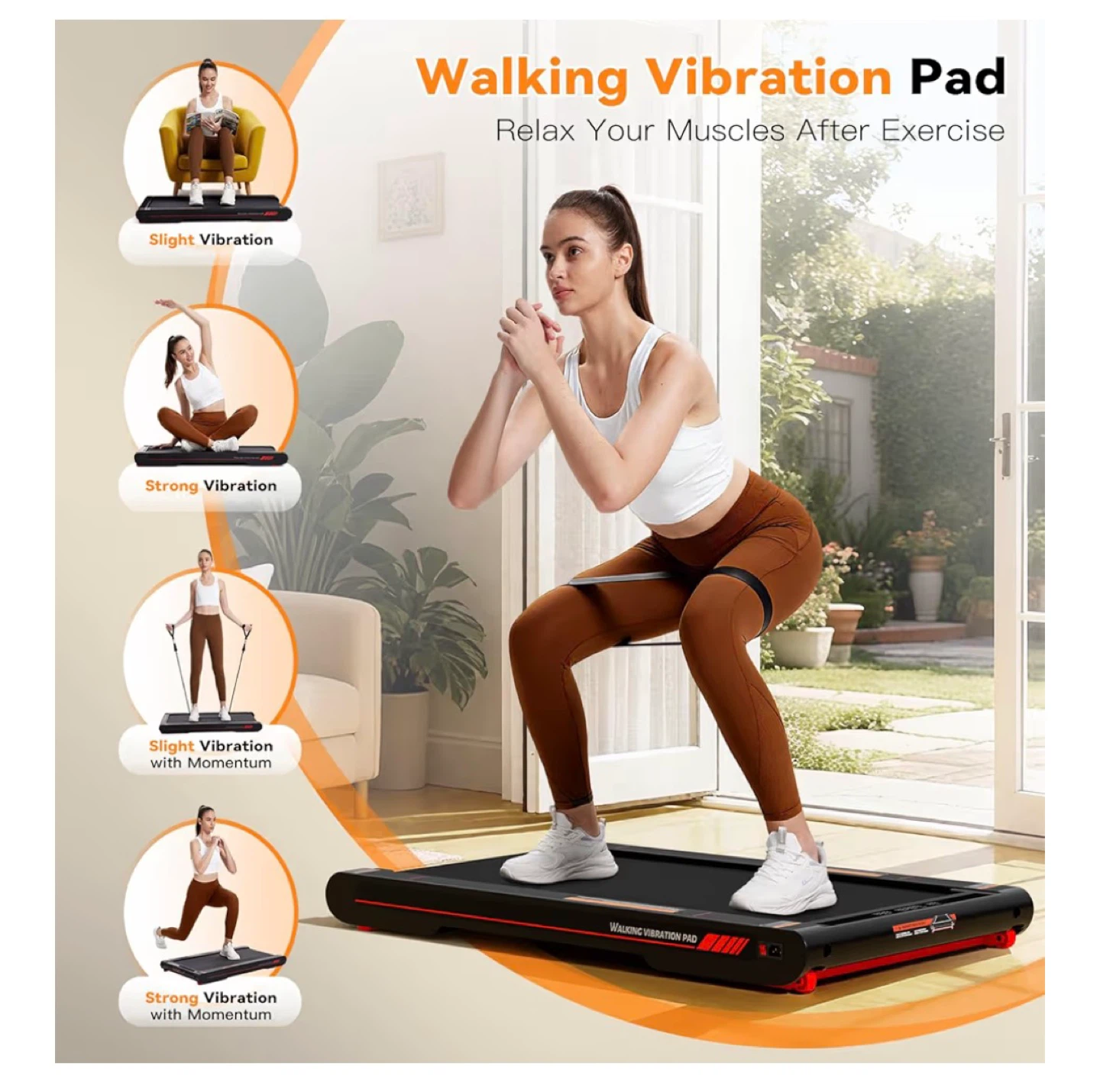 3-in-1 Walking Vibration Pad with Electric Incline - photo 5