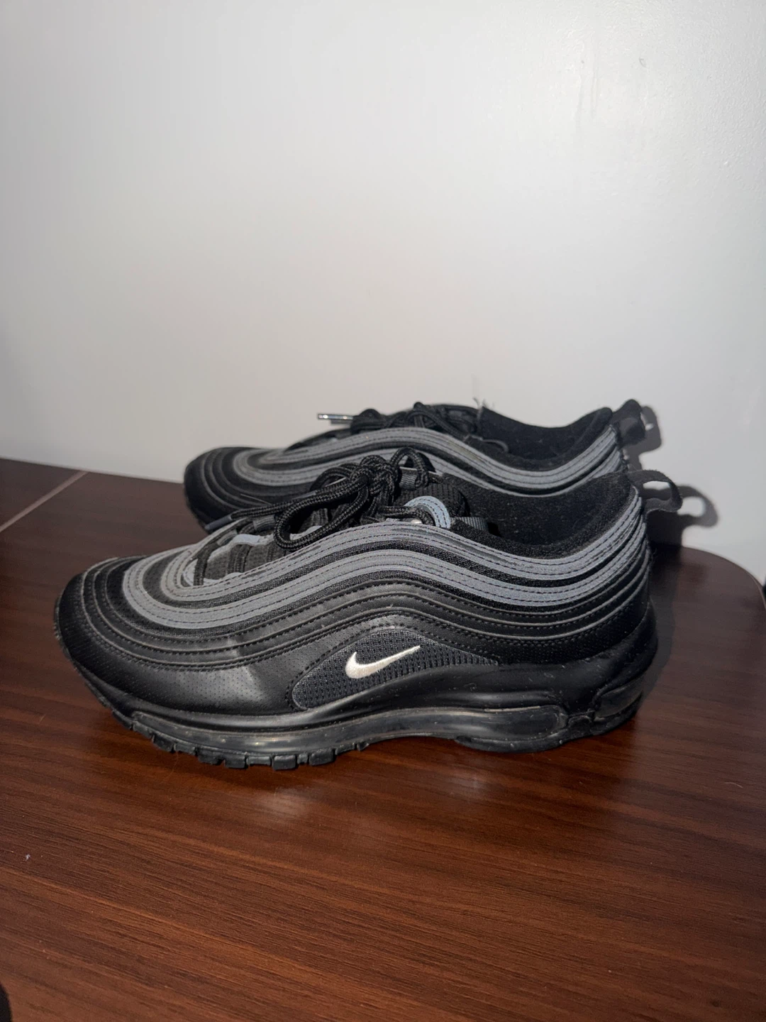 Nike Air Max 97s Triple Black Women’s Size 6 - photo 2