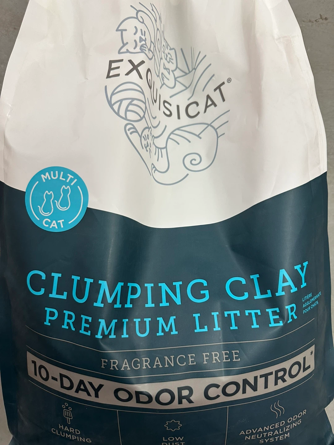 ExquisiCat Clumping Clay Premium Litter