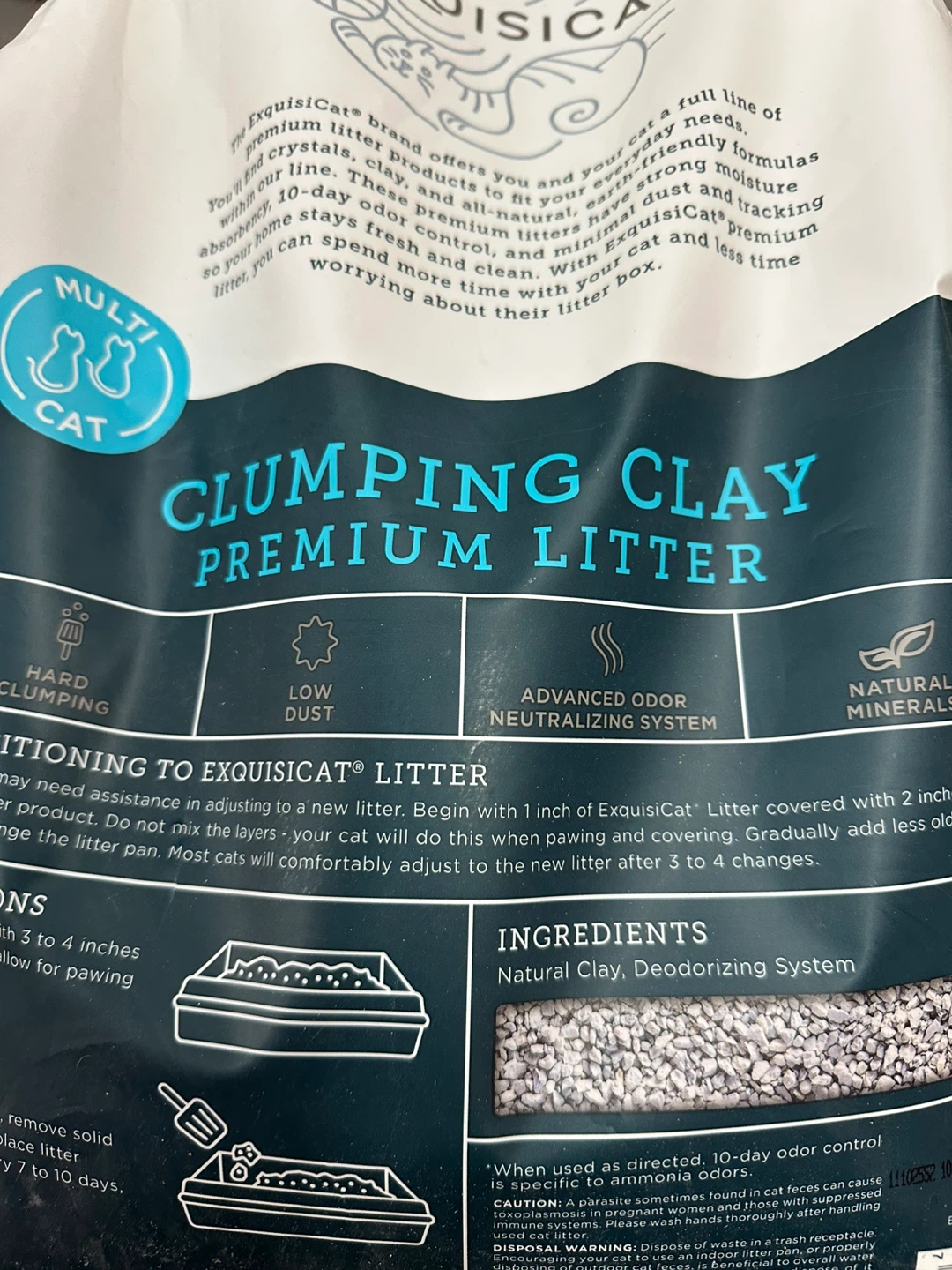 ExquisiCat Clumping Clay Premium Litter - photo 2