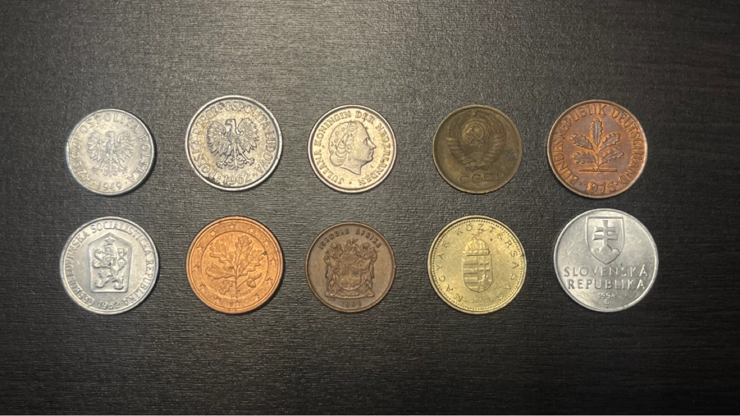 10 mini world coins - photo 2