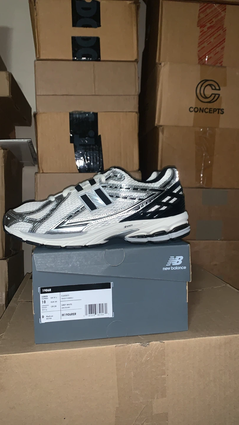 New Balance 1906R Grey White Men's Running Shoes sizes 8.5 to 10 - photo 2