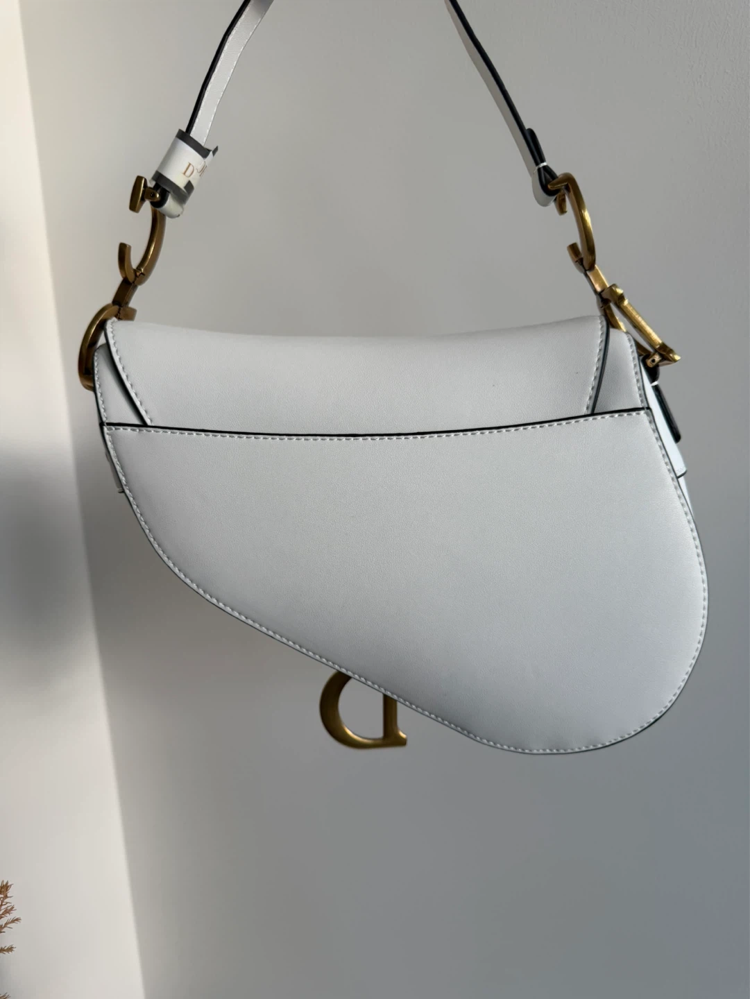 Saddle Bag White Leather - photo 5