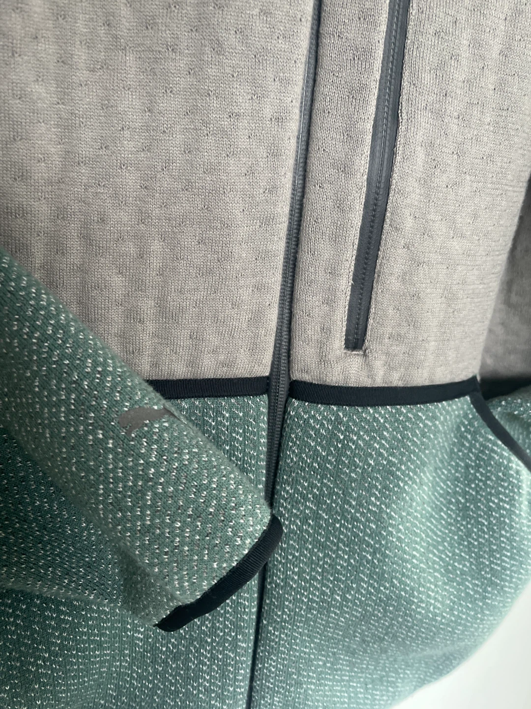 Porsche Design x Puma Grey Full Zip Hoodie - photo 4