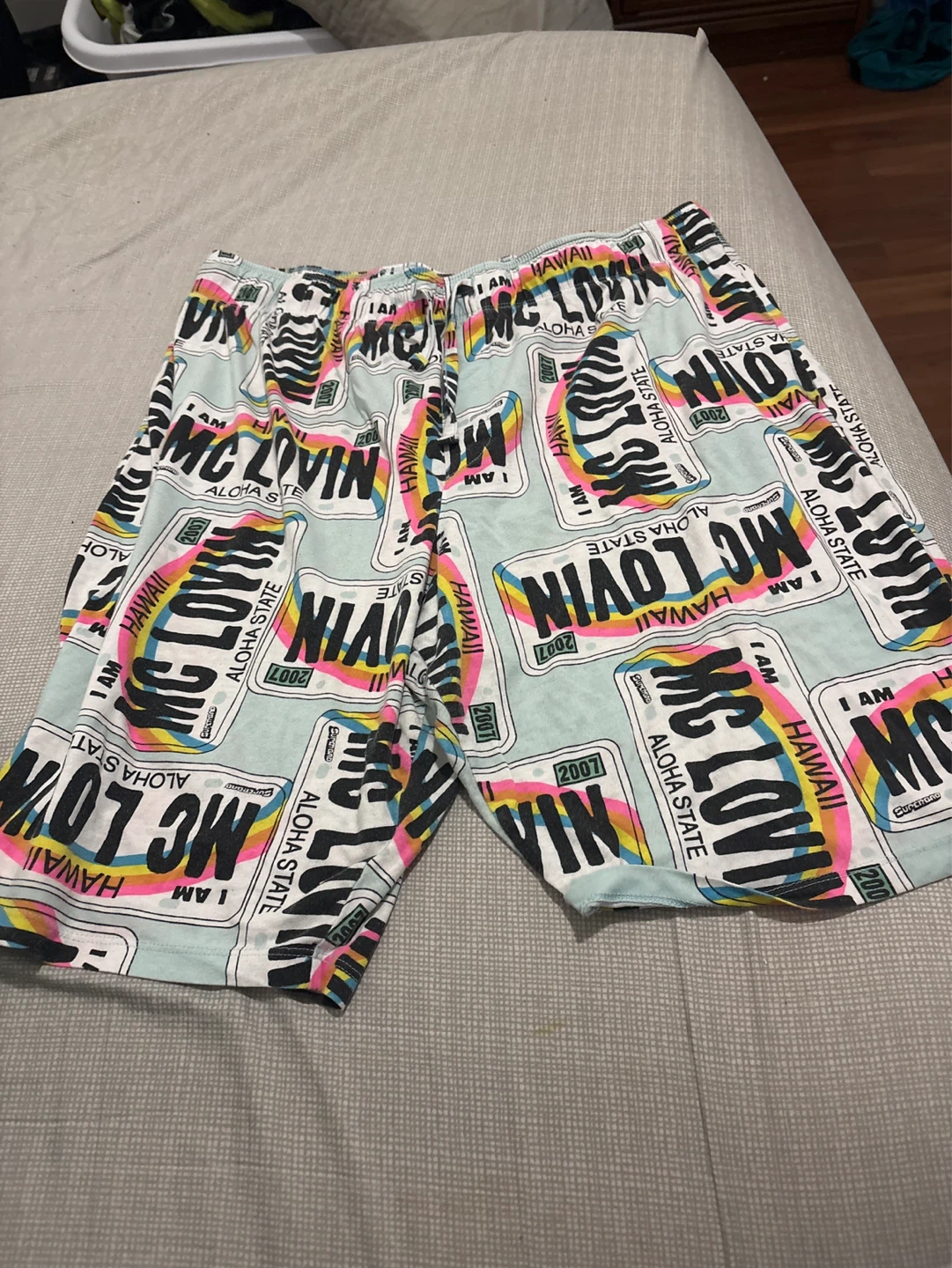 McLovin Hawaii License Plate Shorts