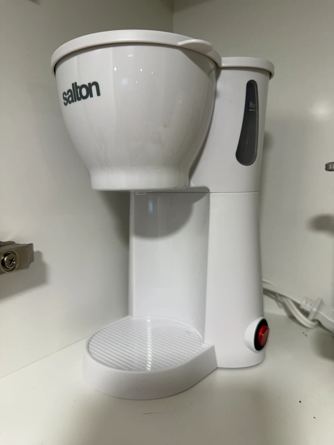 Salton White Coffee Maker