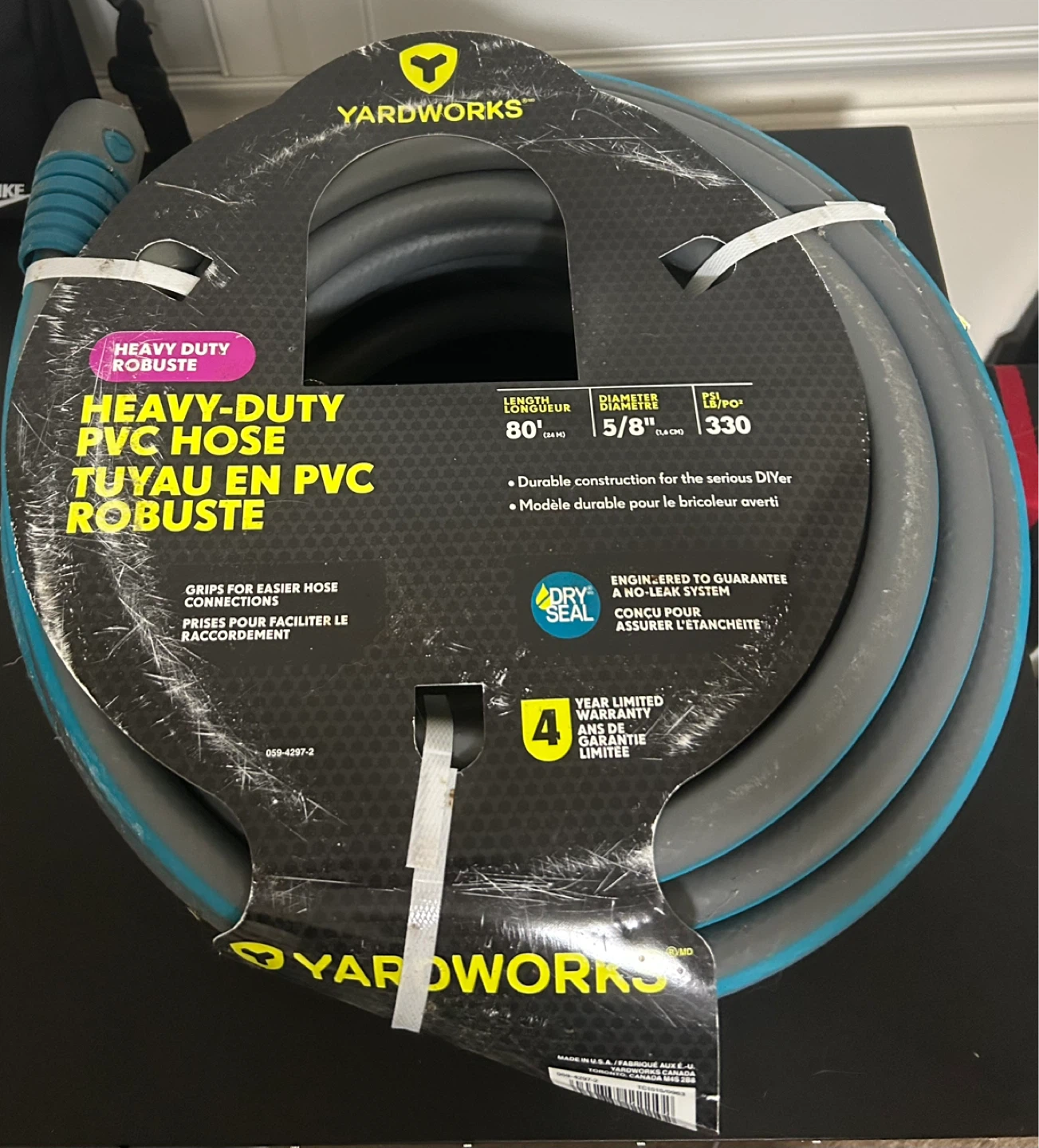 Yardworks Heavy-Duty PVC Hose