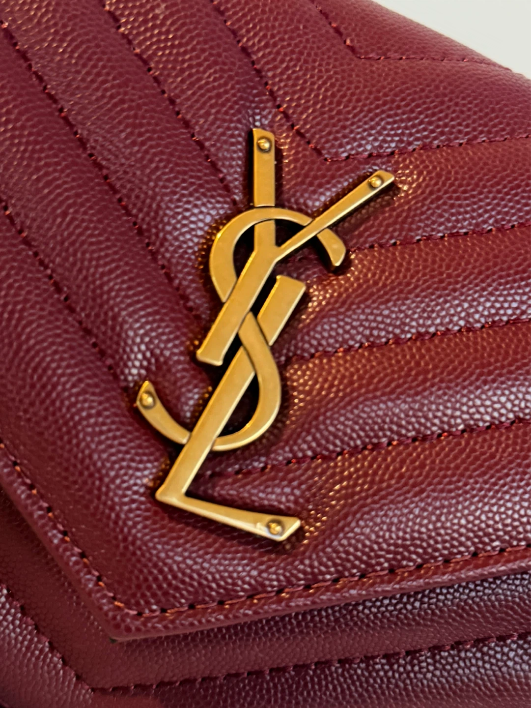 Women’s Burgundy Monogram Bag - photo 2