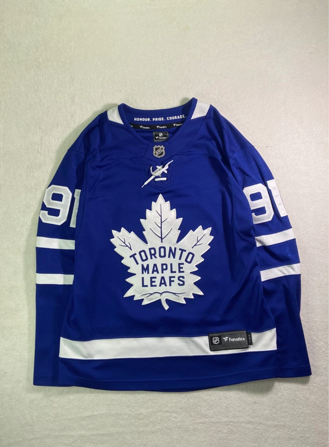Toronto Maple Leafs Tavares #91 Hockey Jersey by Fanatics