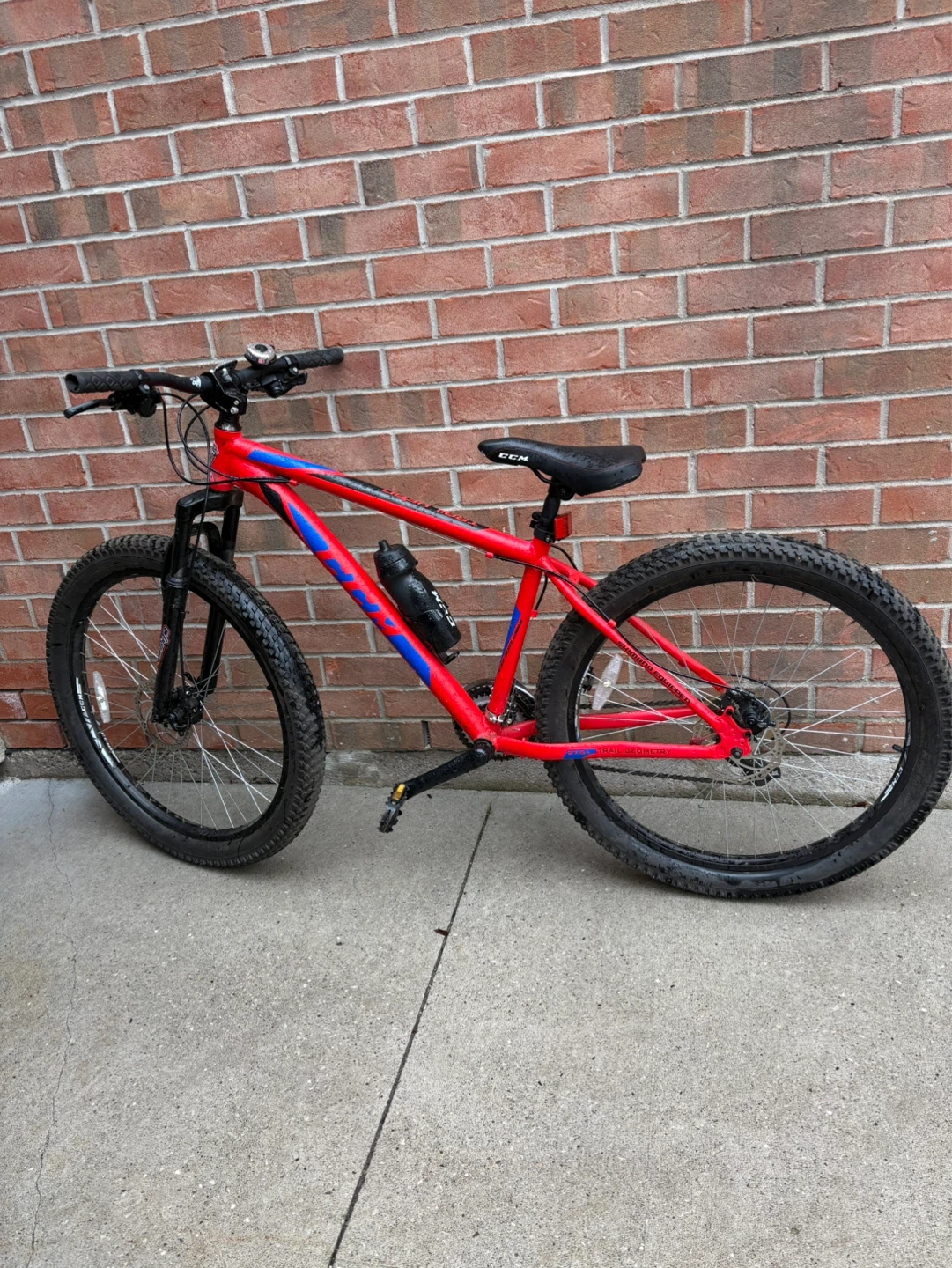 CCM Bicycle 27.5+ Trail Geometry