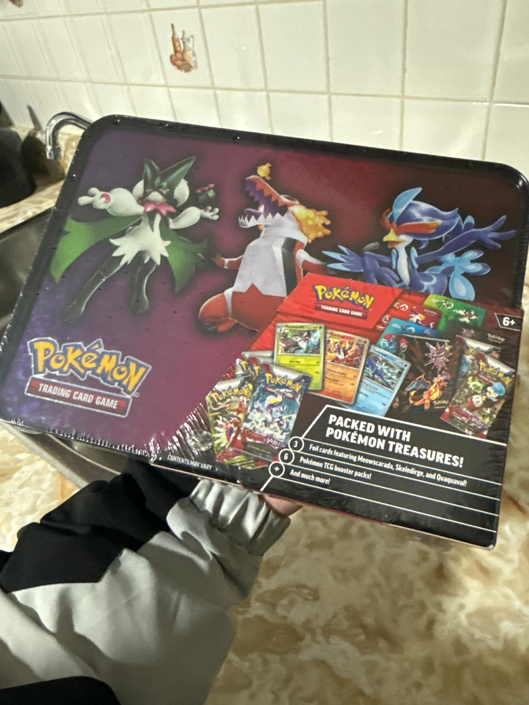 Pokemon Trading Card Game Treasure Chest Tin - photo 2